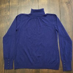 The Limited navy blue turtleneck sweater Sz M